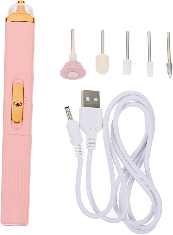 Elektryczny Pilnik do Paznokci Zestaw Manicure Pedicure USB