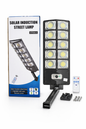 Solarna Lampa Uliczna Indukcyjna z 10 Żarówkami LED i Pilotem