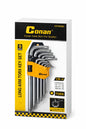 Klucze Torx Conan CR-V 9 szt. Zestaw Krótkich Kluczy T10-T50
