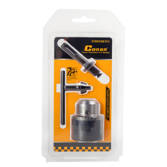 Zestaw Uchwytu Wiertarskiego Kluczykowego Conan 13mm z Adapterem