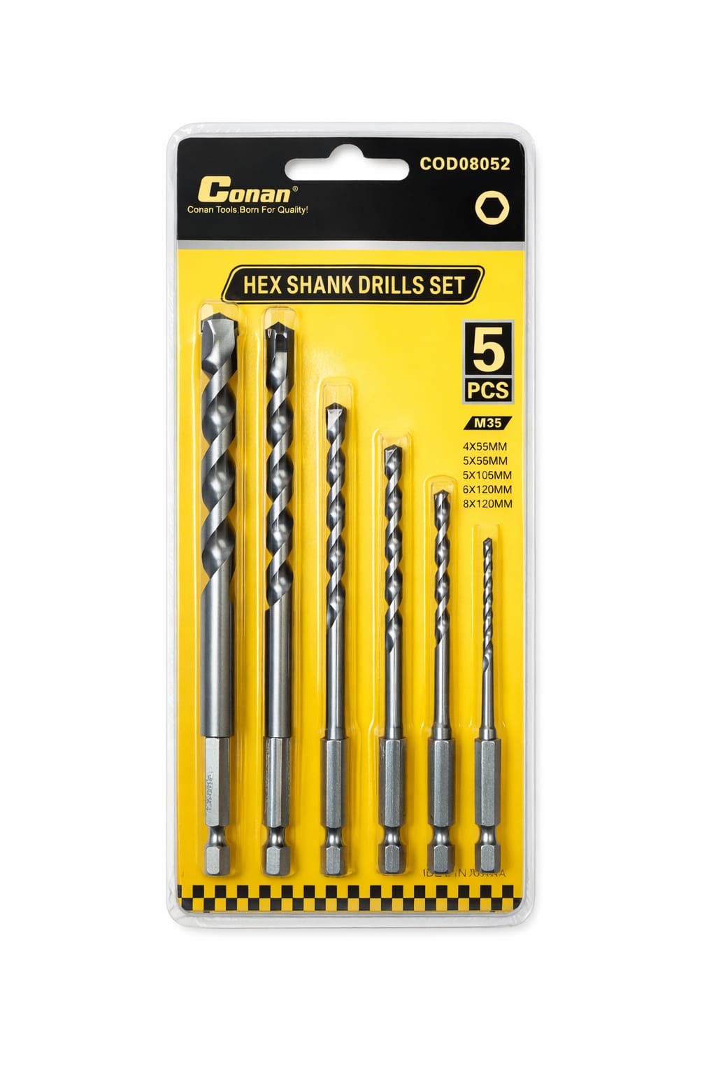 Tools 5Pcs Hex Shank Drills Set Stone Cod08062