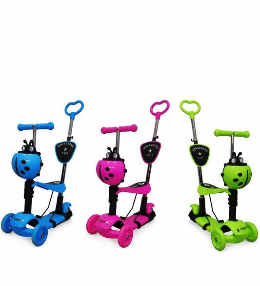 Kids Bike Blue 5 In One