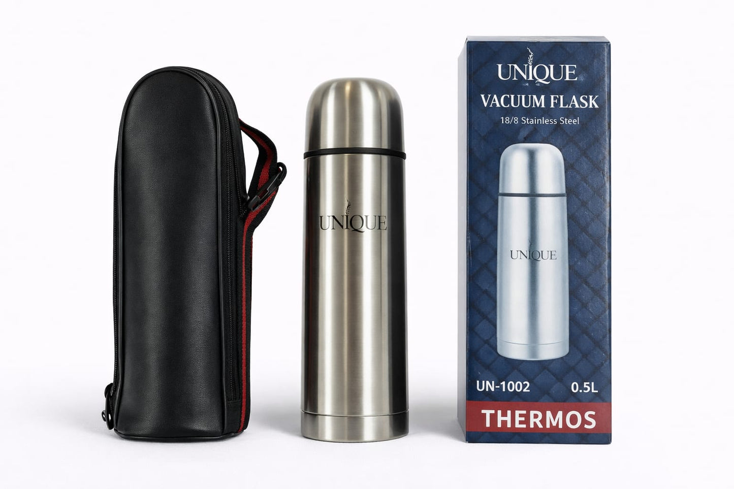 Unique Termos Stalowy Nierdzewny 500ml – Izolowany Próżniowo Kubek Termiczny