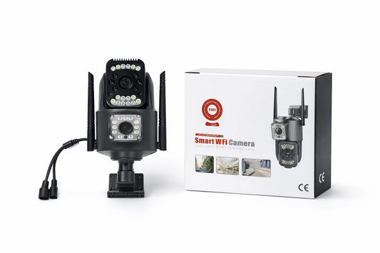 Kamera Zewnętrzna IP V380 4MP Dual Lens PTZ WiFi/4G IP66 Monitoring