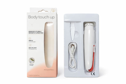 FLAWLESS BODY TOUCH UP BEZBOLESNY DEPILATOR DO CIAŁA Z WBUDOWANYM ŚWIATŁEM I ŁADOWANIEM USB