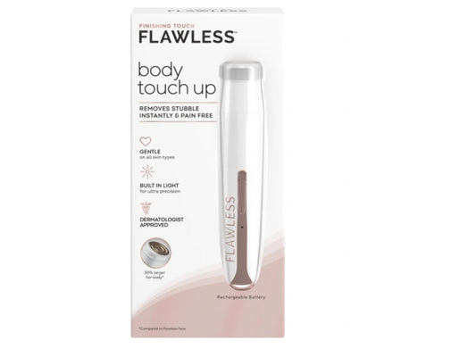 FLAWLESS BODY TOUCH UP BEZBOLESNY DEPILATOR DO CIAŁA Z WBUDOWANYM ŚWIATŁEM I ŁADOWANIEM USB