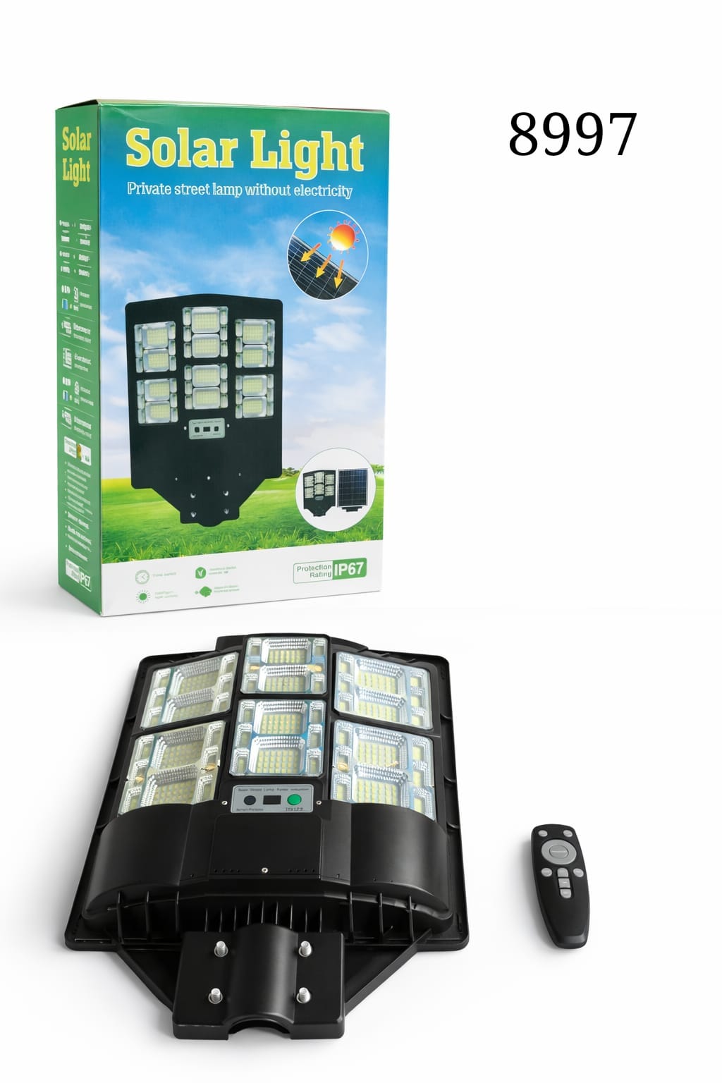 Solarna Lampa Uliczna LED z Czujnikiem Ruchu i Radarową Indukcją
