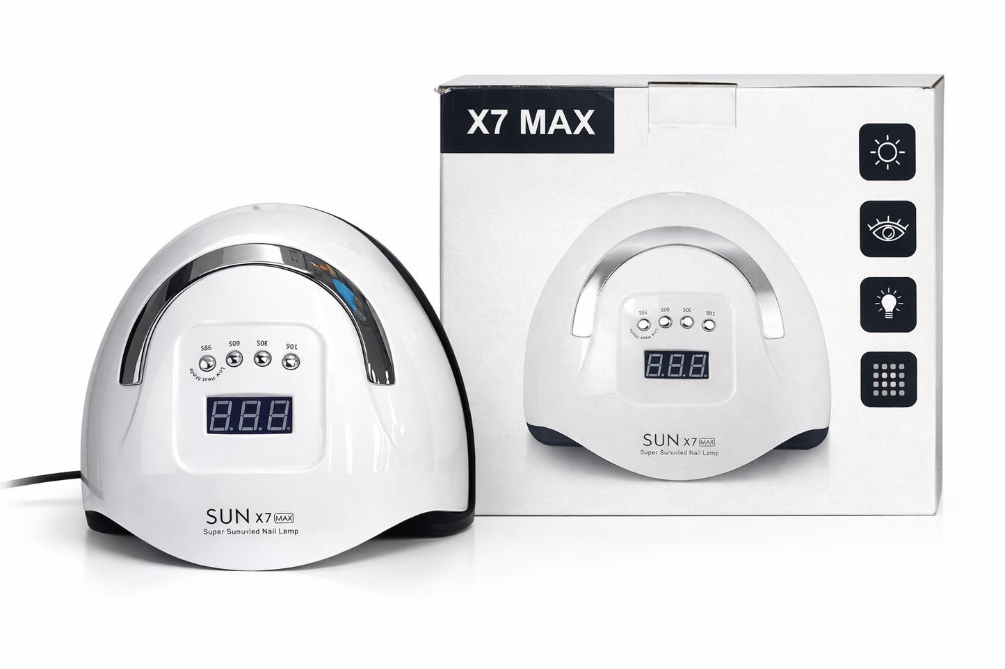 Lampa UV/LED Do Paznokci 220W Mocna x7 Max Timer