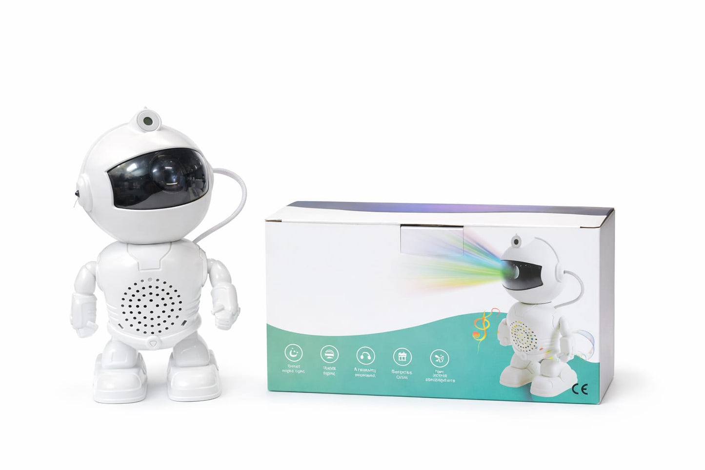 Projektor Gwiazd Astronauta - Mgławice i Gwiazdy LED