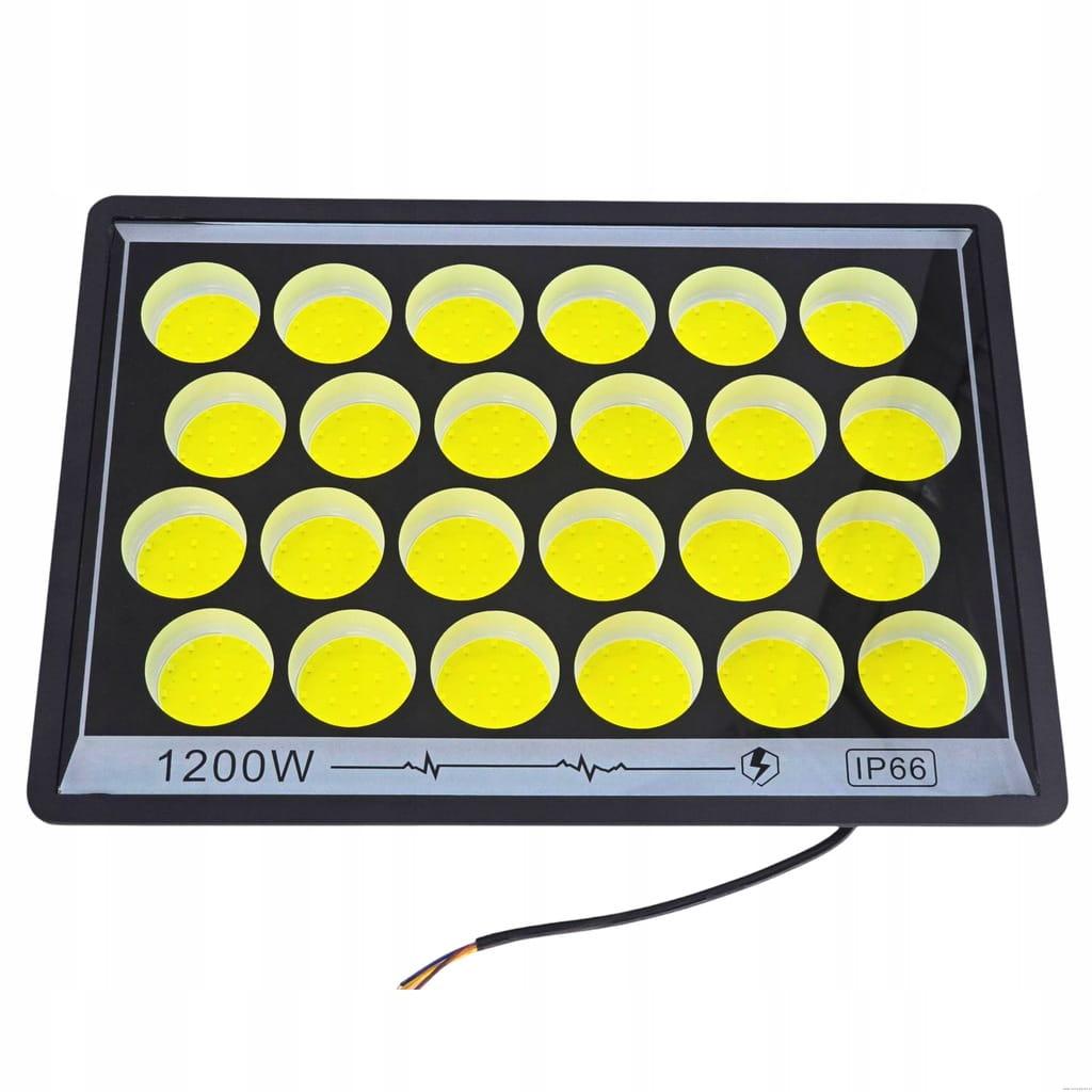 Naświetlacz LED 1200W IP66 Zewnętrzny Przemysłowy Mocna Lampa