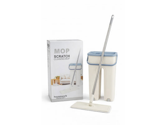 Mop Płaski z Wiadrem Scratch Cleaning Mop – Zestaw – zdjęcie główne