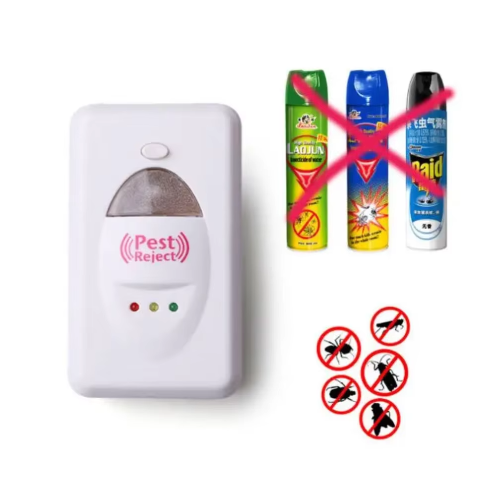 Pest Reject Odstraszacz Ultradźwiękowy Szkodników - Bezpieczny i Skuteczny