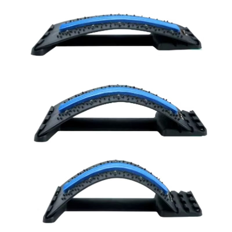 Regulowany Rozciągacz Pleców i Masażer Lędźwiowy - Ulga w Bólu