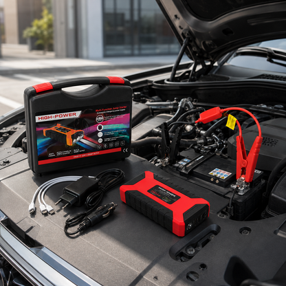 Wielofunkcyjny Jump Starter 12V – Bezpieczny Rozruch Auta