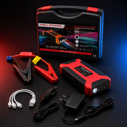 Wielofunkcyjny Jump Starter 12V – Bezpieczny Rozruch Auta