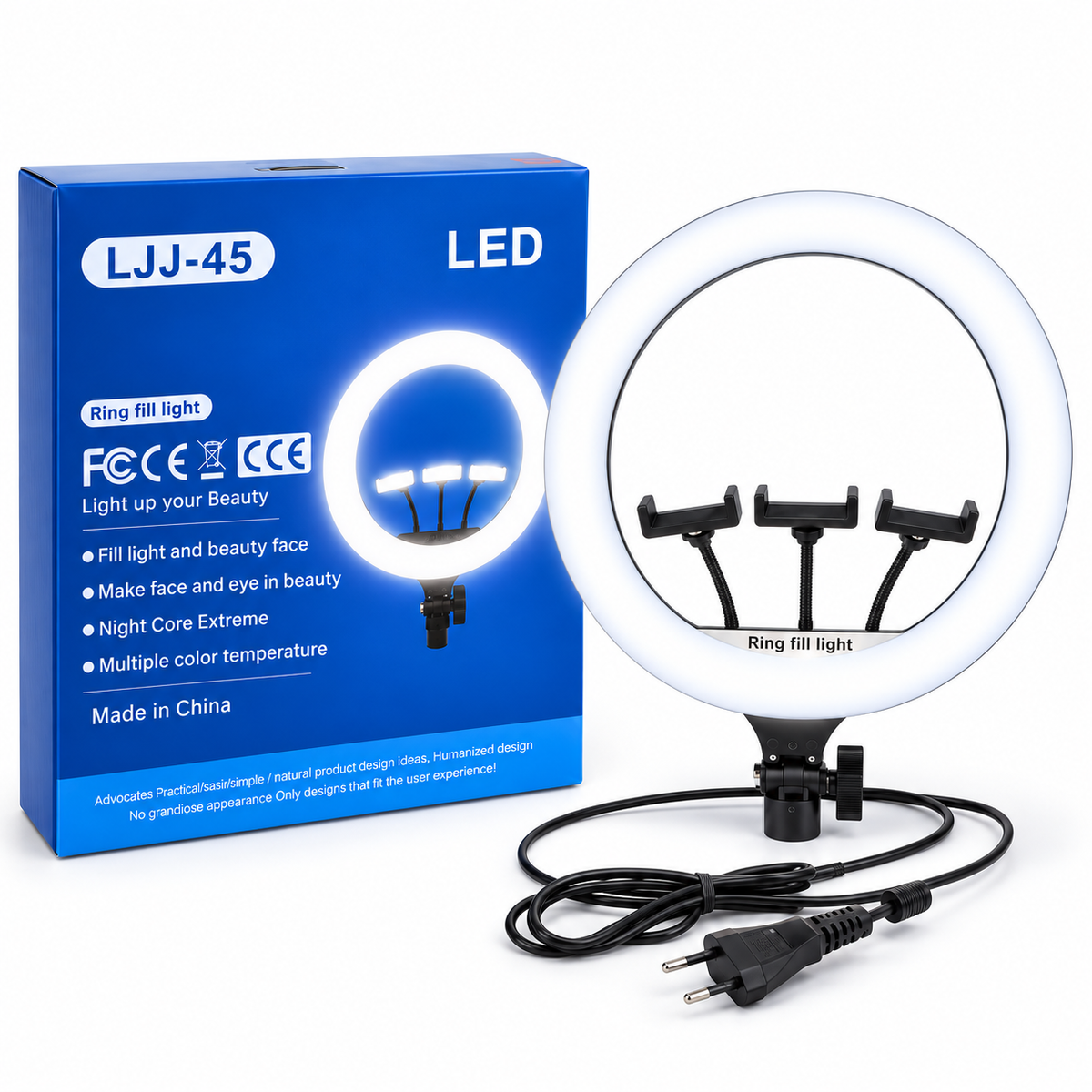 Lampa Pierścieniowa LED 45 CM