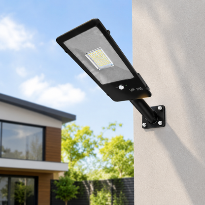 Solarna Lampa Ogrodowa LED z Czujnikiem Ruchu IP65