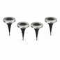 Lampy Solarne LED SL-600 Białe Światło 16 LED Zestaw 4 szt