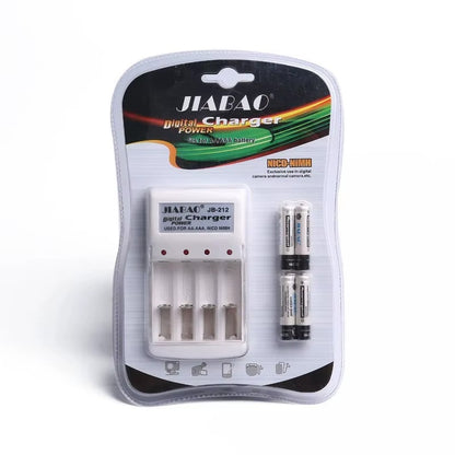 Ładowarka Jiabao AA/AAA z 4 Akumulatorkami AAA NiCD-NiMH