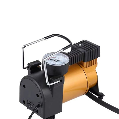 Przenośny Kompresor Samochodowy 12V z Manometrem - Szybkie Pompowanie Opon