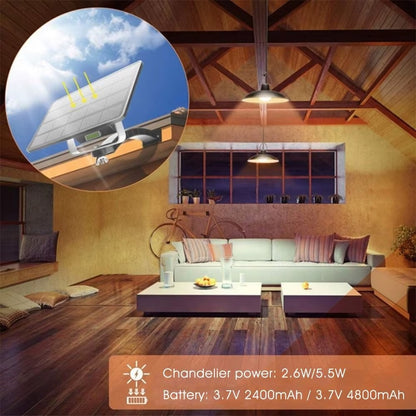 Lampa Solarna Wisząca LED z Pilotem do Ogrodu i na Taras
