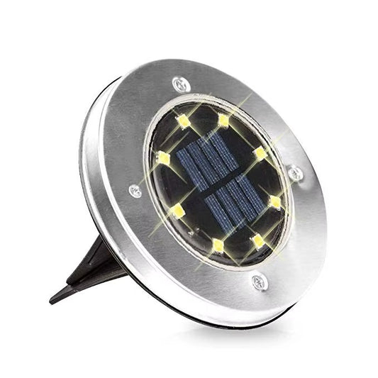 Solarna Lampa LED Wpuszczana do Ogrodu - Bezprzewodowa, Wodoodporna