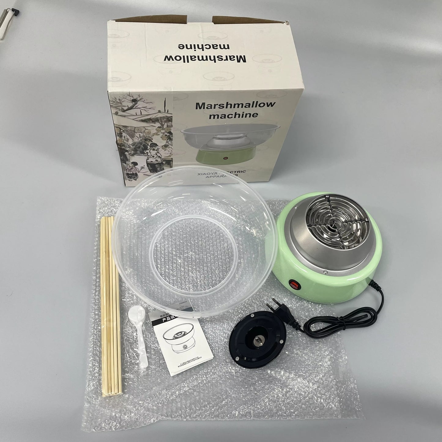 Domowa Maszyna do Waty Cukrowej - Szybkie Pianki dla Dzieci i Rodziny