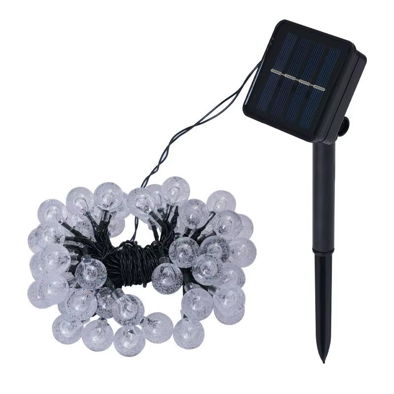 Solarne Lampki LED Kule Bańki Ogrodowe - Dekoracja Zewnętrzna