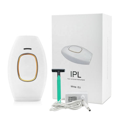 Depilator IPL do Trwałego Usuwania Włosów z Okularami i Maszynką