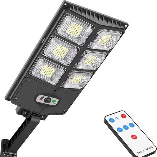 Lampa Solarna LED 200W Zewnętrzna z Pilotem i Czujnikiem Ruchu