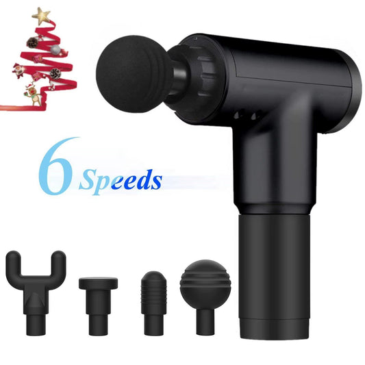 Profesjonalny Pistolet Do Masażu Percusyjnego 4 Głowice