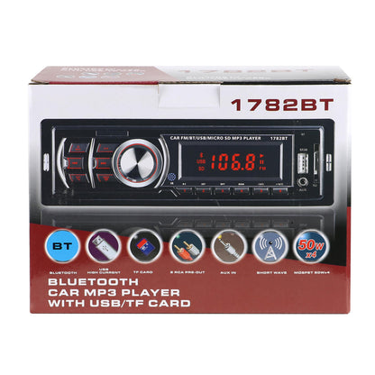 Radio samochodowe MP3 Bluetooth USB SD FM 1DIN pilot