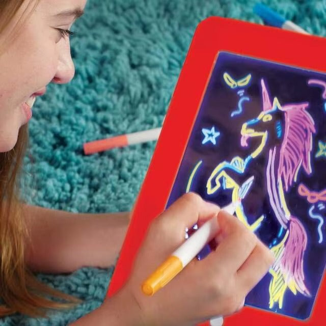 MagicPad Tablet LED 3D do Rysowania dla Dzieci - Kreatywna Zabawa