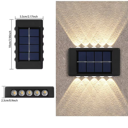 Solarna Lampa Zewnętrzna LED - Oświetlenie Ogrodowe Bez Kabli
