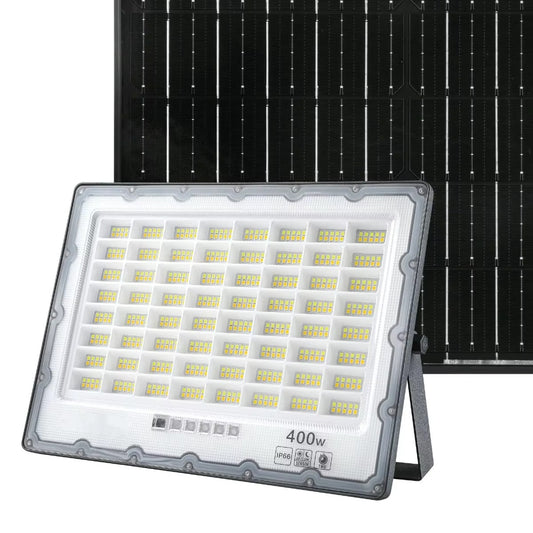 Naświetlacz LED Solarny 400W IP66 z Czujnikiem Ruchu - Oszczędność