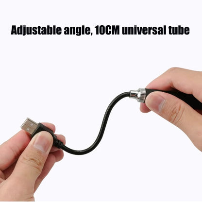 Elastyczna Lampka USB LED z Laserem - Idealna do Pracy i Prezentacji