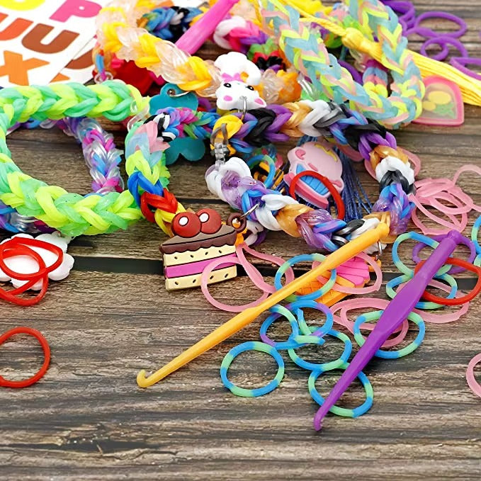 Zestaw Gumek Loom Bands XXL - Ponad 11000 Elementów do Tworzenia Biżuterii