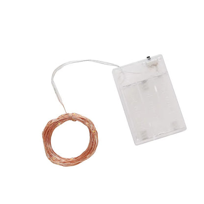 Elastyczne Lampki LED na Miedzianym Drucie - Ciepłe Światło