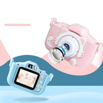 Aparat Cyfrowy dla Dzieci Różowy Niebieski - Kreatywna Zabawa