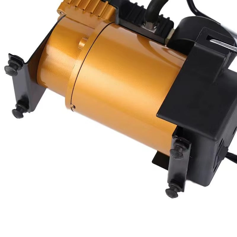 Przenośny Kompresor Samochodowy 12V z Manometrem - Szybkie Pompowanie Opon