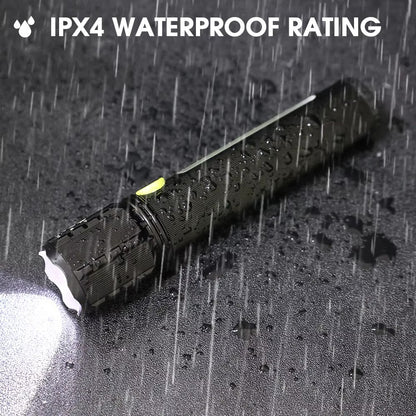 Latarka LED z Zoomem i COB - Mocne Światło na Każdą Okazję