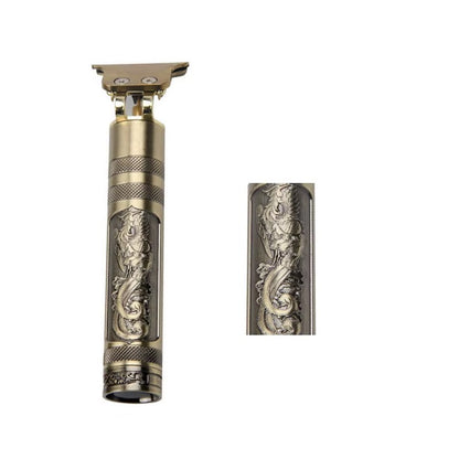 Trymer do Włosów T9 Buddha Złoty Bezprzewodowy USB