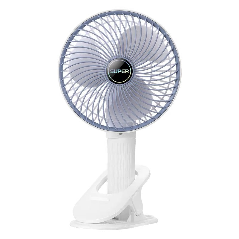 Przenośny Wentylator USB z Klipsem - Cichy i Wydajny | Biuro Dom Podróż