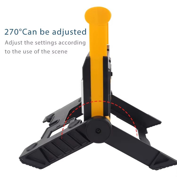 Lampa Robocza LED COB Przenośna z Podstawą | Jasne Oświetlenie