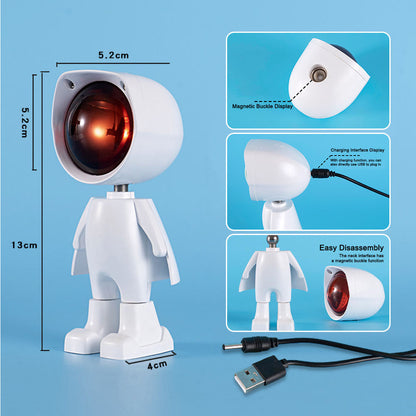 Projektor Gwiazd Astronauta Lampka Nocna