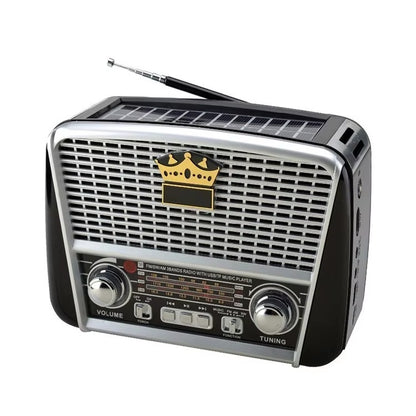 Radio Solarne Bluetooth Golon RX-BT455 AM/FM/SW Retro
