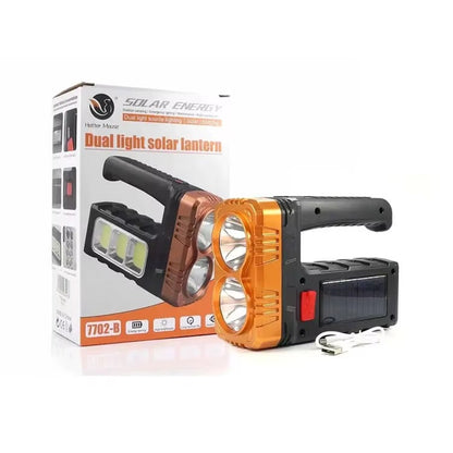 Latarka Solarna LED COB Akumulatorowa Powerbank Wodoodporna