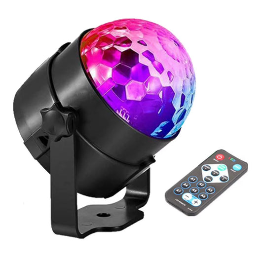 LAMPA KULA DYSKOTEKOWA PROJEKTOR REFLEKTOR LED RGB