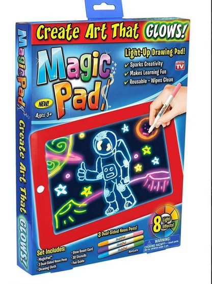 MagicPad Tablet LED 3D do Rysowania dla Dzieci - Kreatywna Zabawa