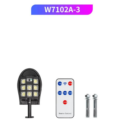 Solarna Lampa Uliczna LED z Czujnikiem Ruchu - Oświetlenie Ogrodowe